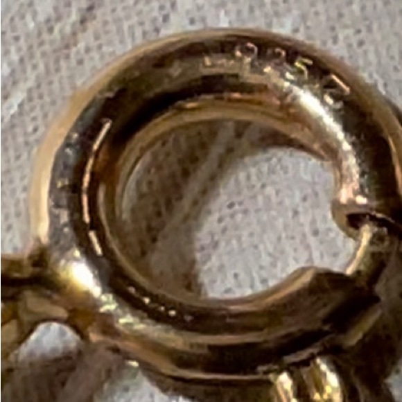 Vintage Prime Art Gold Over Sterling Silver Tourmaline Bracelet, 7.5", 5.5g - Picture 3 of 6